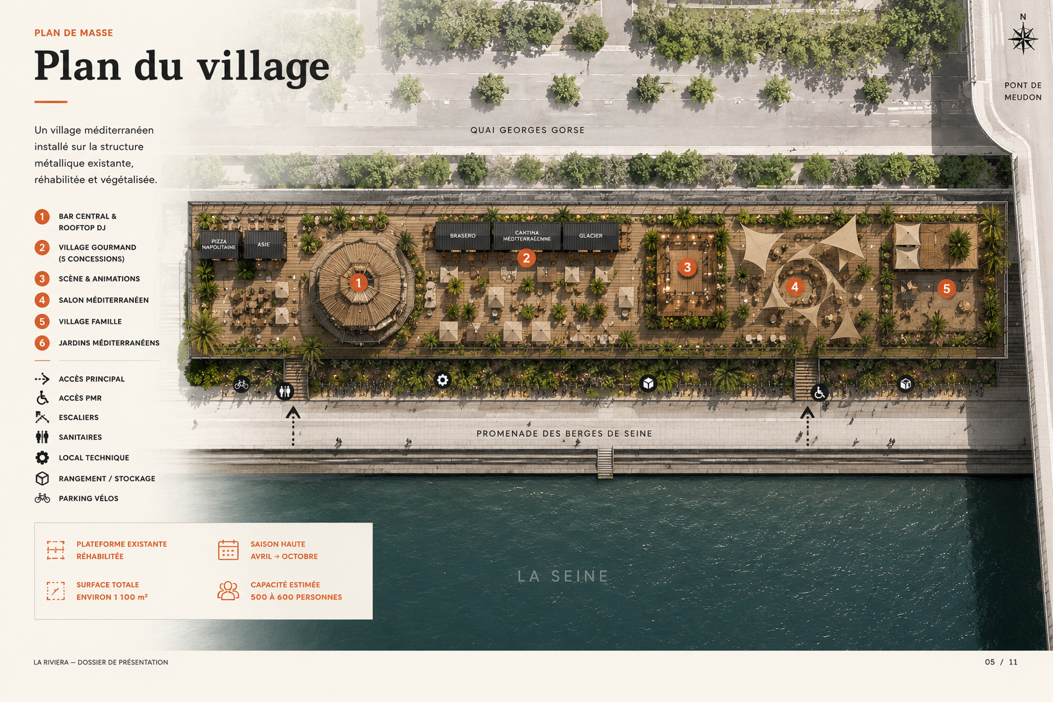 Plan de masse — La Riviera
